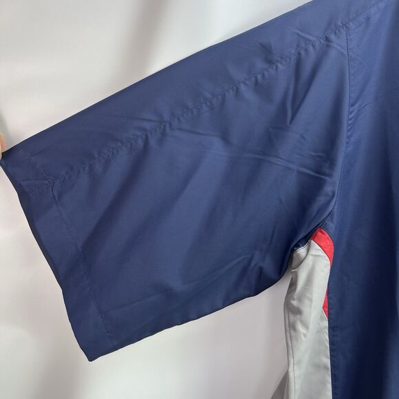 Bobby Jones X-H2O Golf Pullover Jacket Men’s Medium Navy Quarter Zip Waterproof - Picture 4 of 7